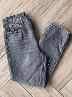 BDG women's Gray Straight-Leg Jeans